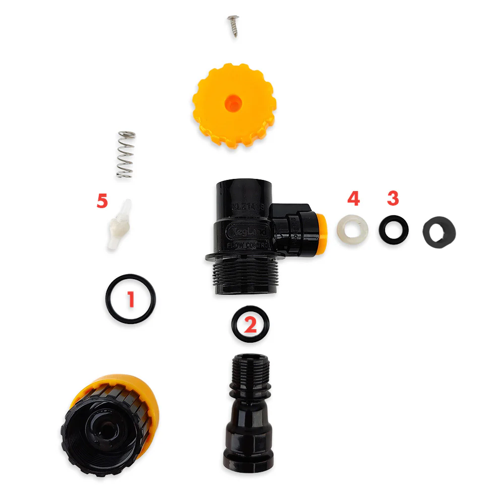 Replacement Seal Kit - duotight 8mm (5/16') FC Ball lock disconnect - Image 4