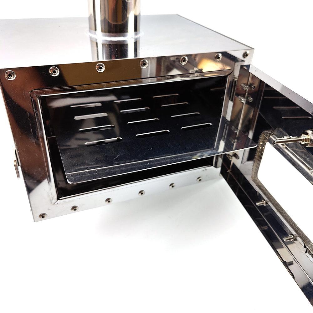 Camping Wood Fire Stove Chimney Oven Set - Image 3