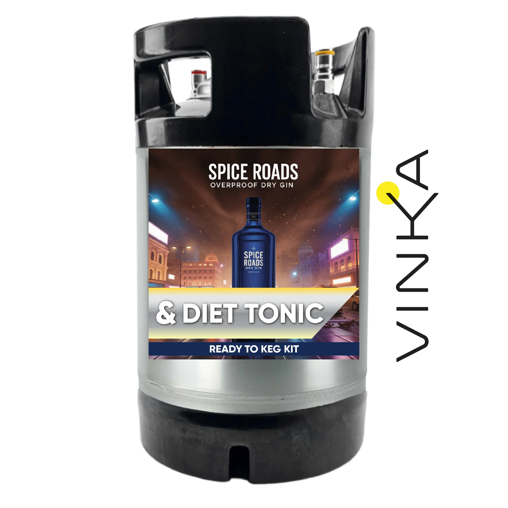 Spice Roads Dry Gin and Diet Tonic - Ready to Keg Kit - Image 6