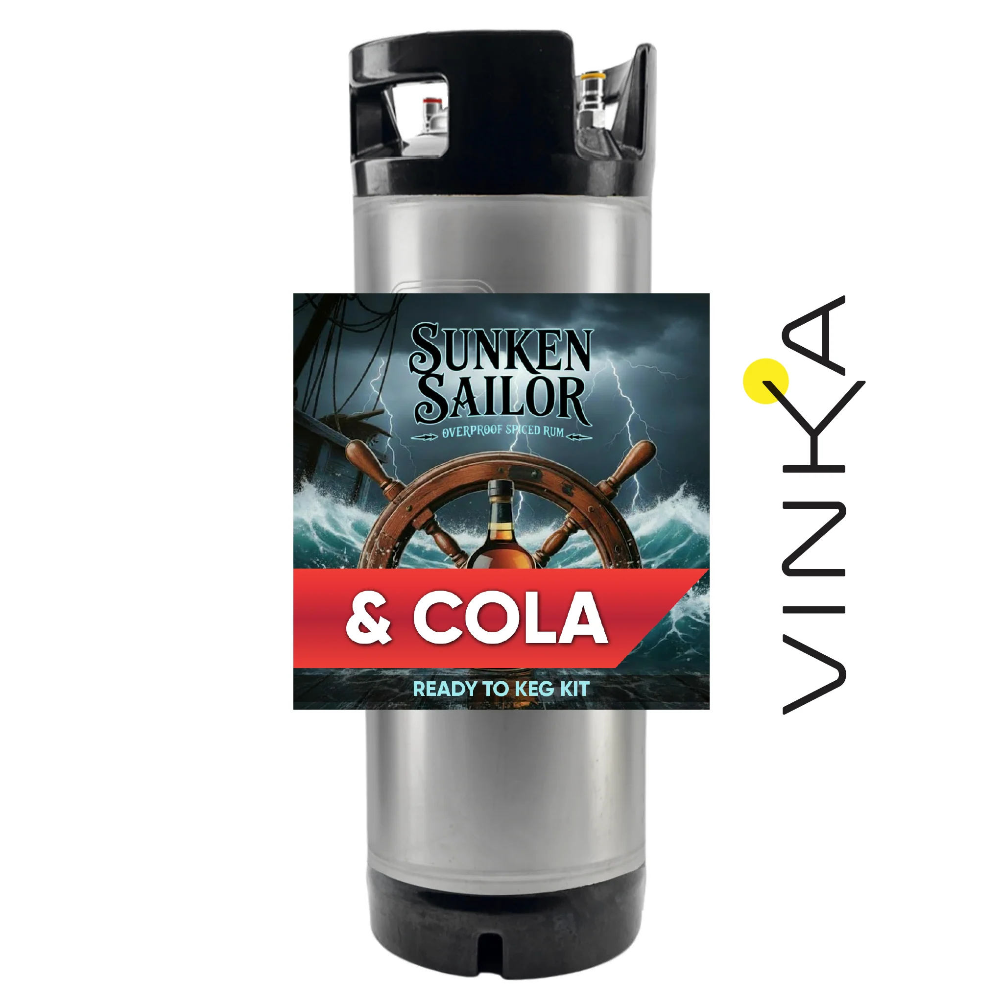 Sunken Sailor Spiced Rum and Cola - Ready to Keg Kit - Image 5