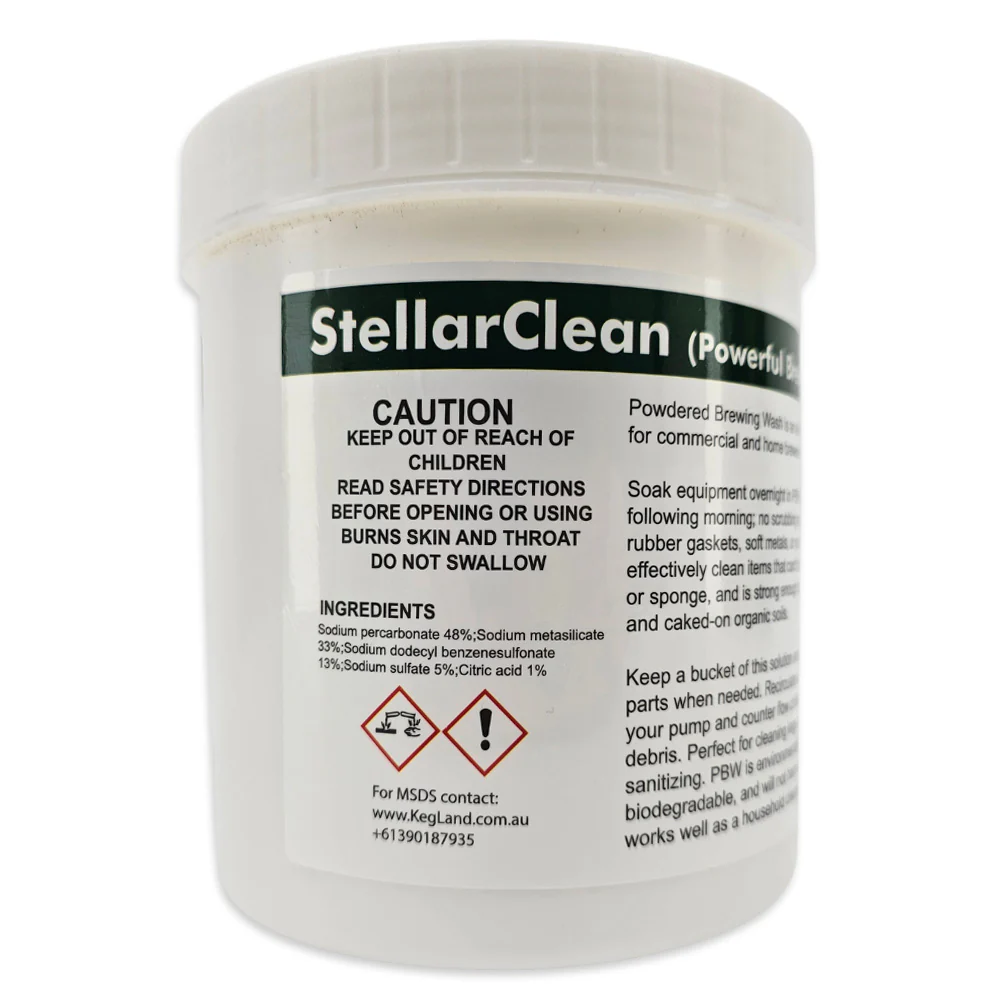 StellarClean - 1kg Tub - Powerful Brewery Wash (PBW) - Image 2