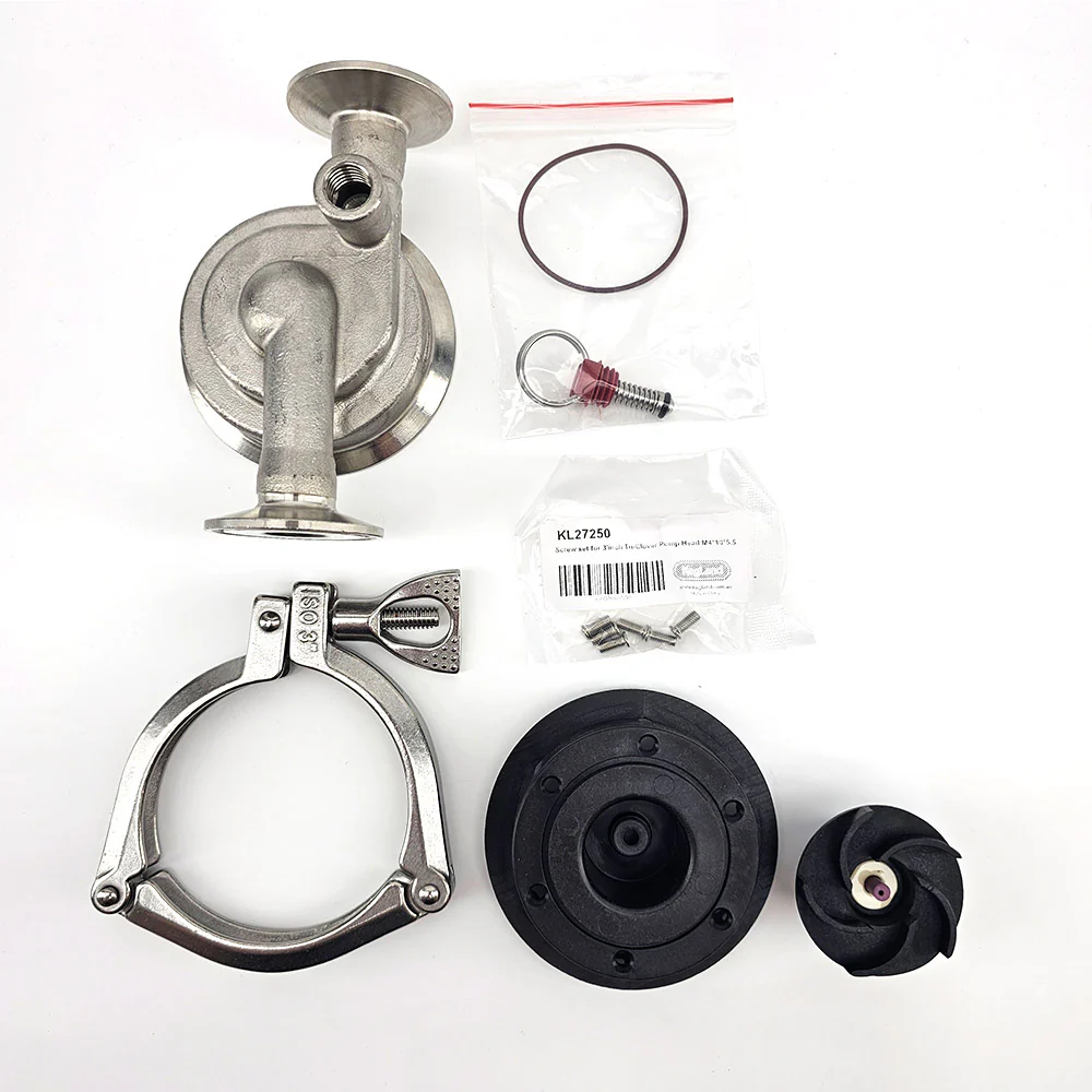 TC Breakdown - 3 Inch TC x 1.5 Inch TC Input/Output  25w Pump Conversion Kit - Image 3