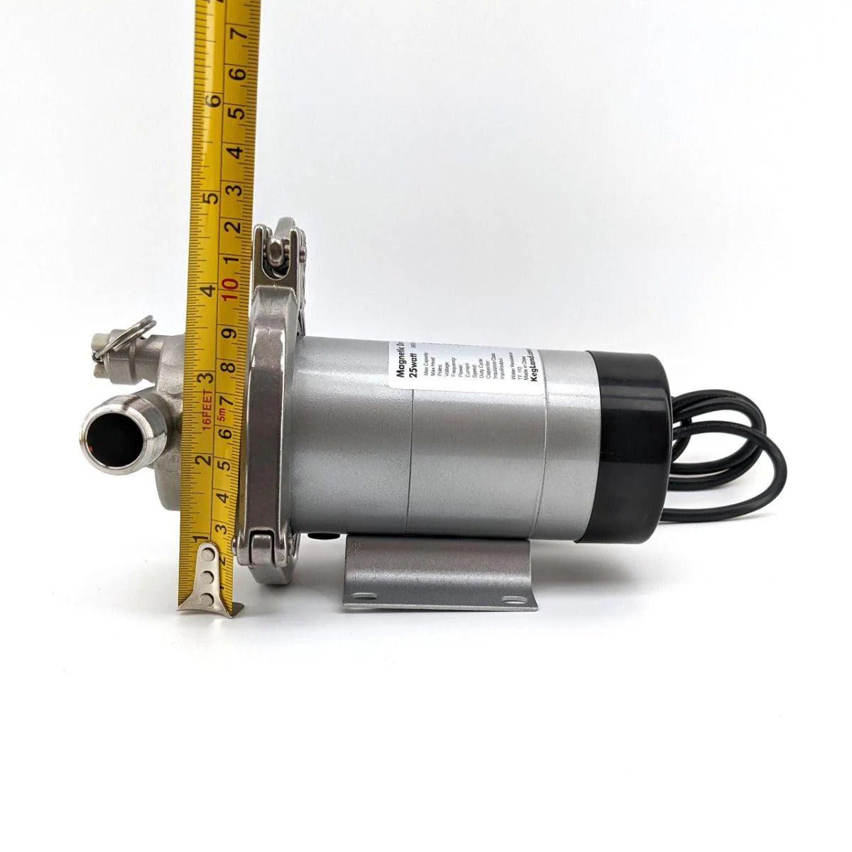 TC Breakdown - 3 Inch TC Stainless Steel Pump - 25w Magnetic Pump - Inline (220-240v) - Image 7