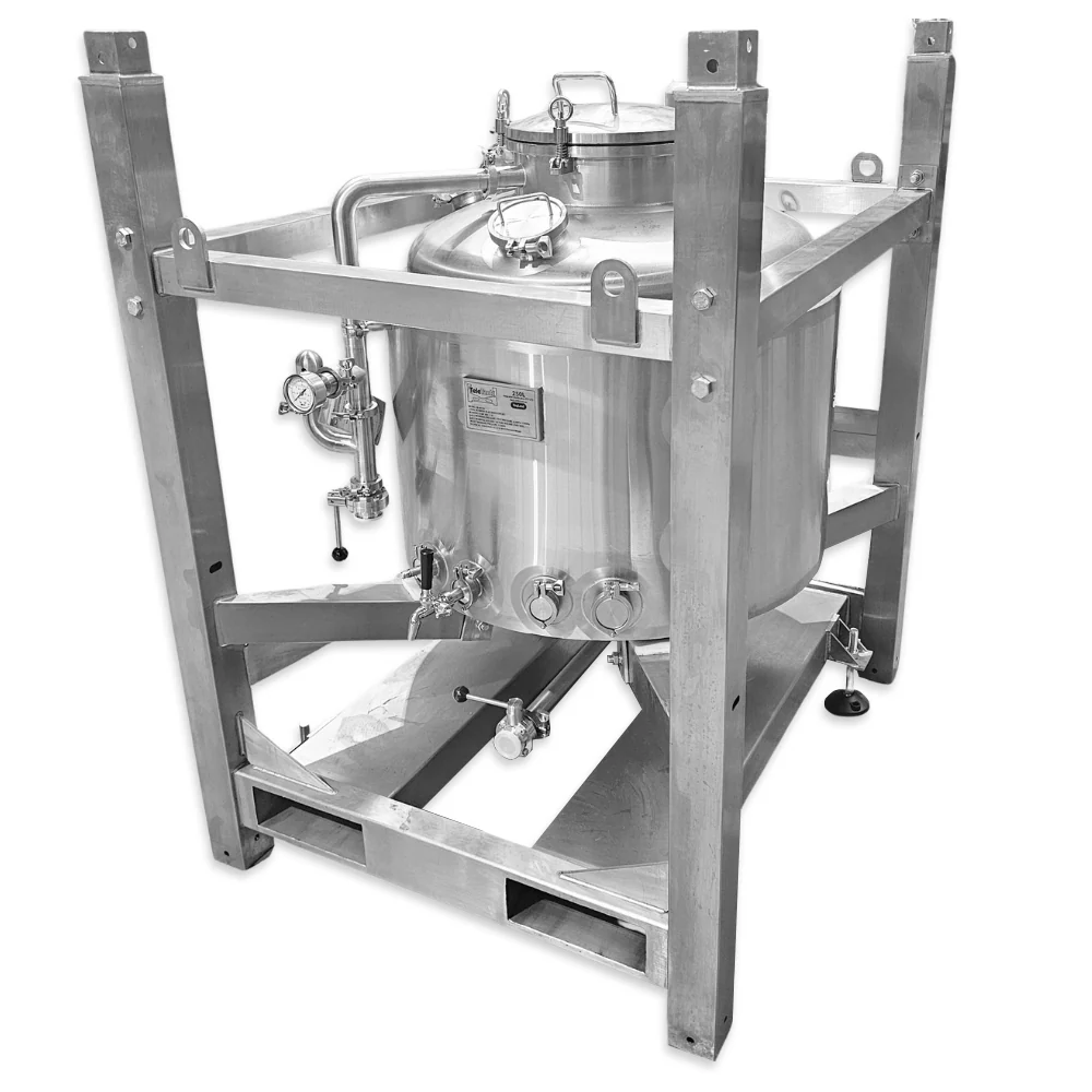TeleTank 250L - Jacketed Pressurisable Fermenter/Uni-Tank (150degree) - Image 2