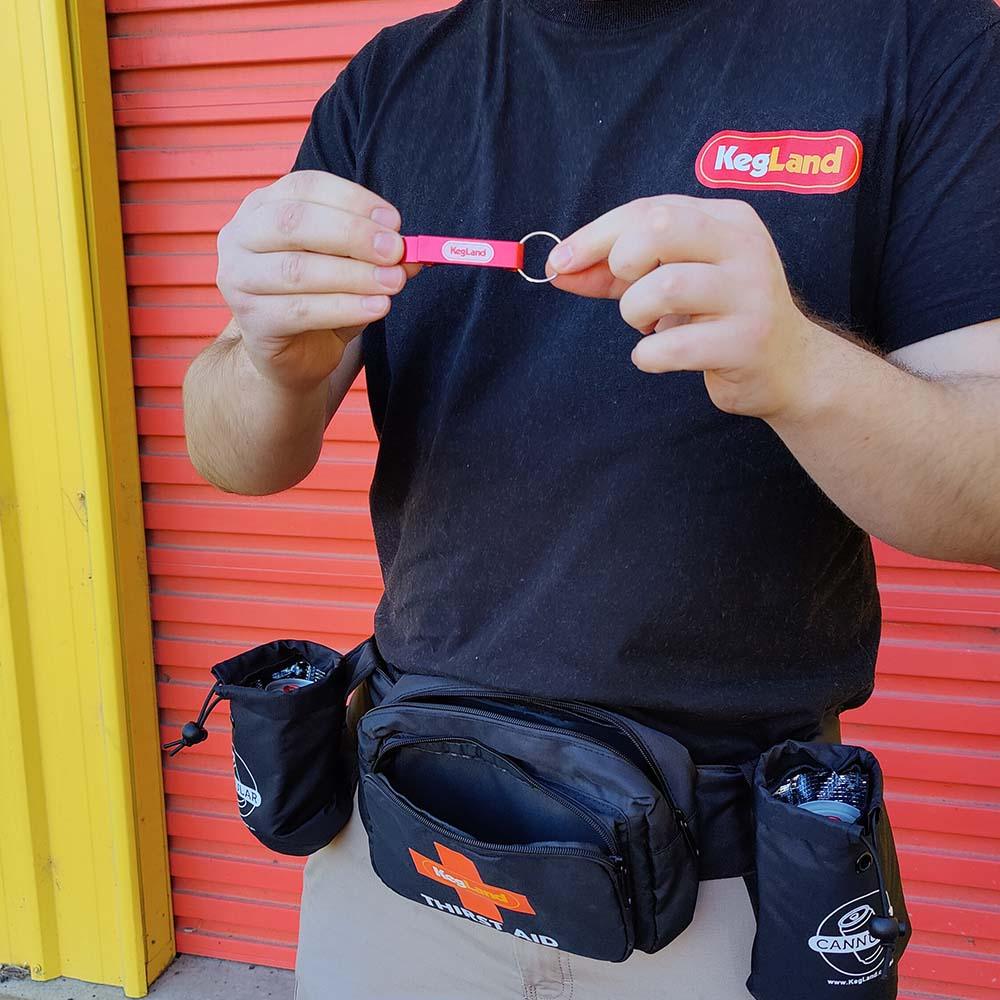 Thirst Aid Action Satchel  - Bum Bag for Beer - Incl. 2 x Cannular Coozies - Image 7