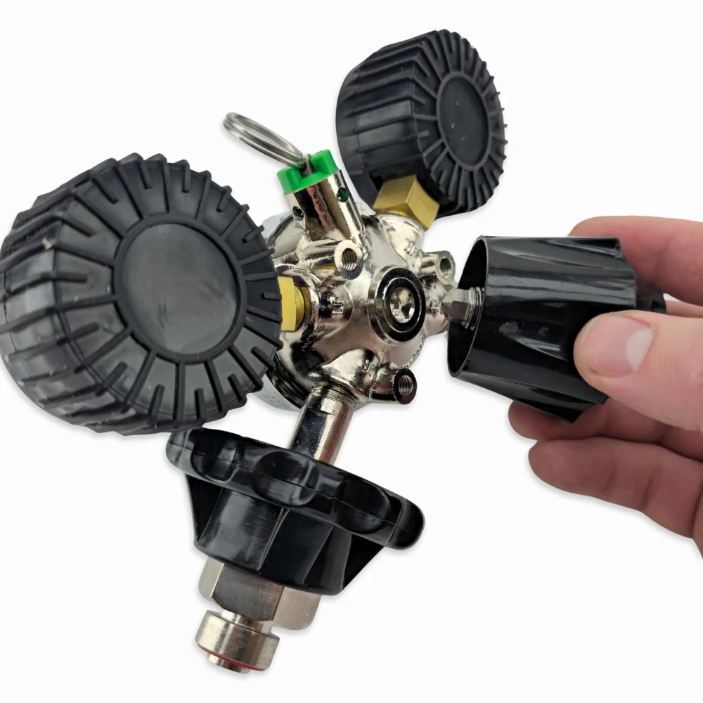Type 30 - MK5 CO2 Regulator - Tool-Free - Dual Gauge (4.5bar PRV & 65psi Gauge) - Image 8